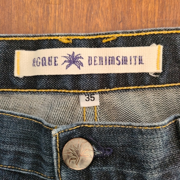 Mens Agave 35×32 denim blue jeans - Picture 4 of 10